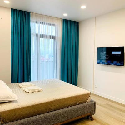 Location d'un studio lumineux avec vue sur la mer, 37 m², Batumi, Géorgie