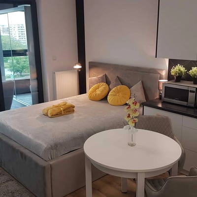 Location d'un appartement cosy avec balcon, Grzegórzki, Cracovie, Pologne