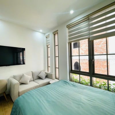 Long-term furnished 35 m² studio apartment rental, Da Nang, Vietnam