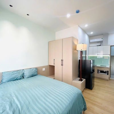 Long-term furnished 35 m² studio apartment rental, Da Nang, Vietnam
