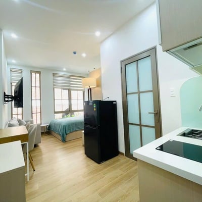 Long-term furnished 35 m² studio apartment rental, Da Nang, Vietnam
