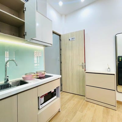 Long-term furnished 35 m² studio apartment rental, Da Nang, Vietnam
