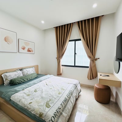 Location d'appartement meublé et lumineux d'1 chambre dans le quartier de Sơn Trà, Đà Nẵng, Viêt Nam