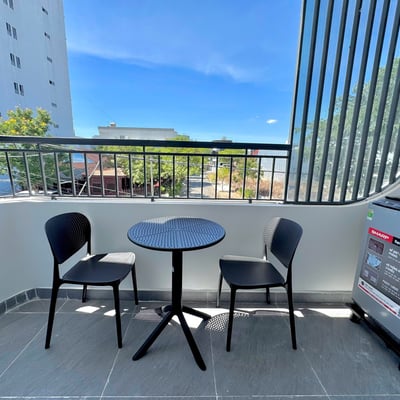 Furnished 1-bedroom apartment rental with amazing sea and mountain views, Da Nang, Vietnam