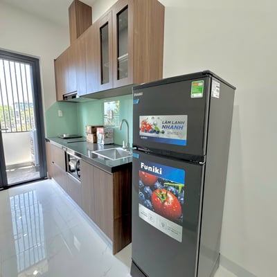 Furnished 1-bedroom apartment rental with amazing sea and mountain views, Da Nang, Vietnam