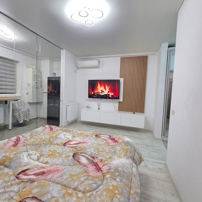 Rent of a furnished one-room apartment, Bucharest, Sector 6, Romania