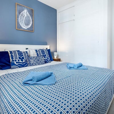 Modern ocean-view apartment in Los Gigantes for rent, Tenerife, Spain