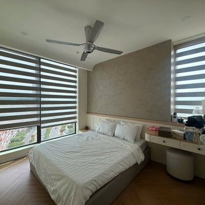 Sehr begehrte 2-Zimmer-Eckwohnung mit herrlichem Flussblick in Da Nang zu vermieten, Vietnam