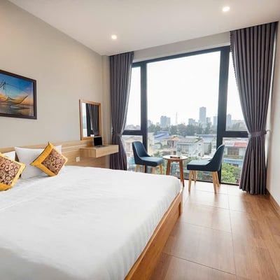 Spacious apartment with modern design for rent, 60 m², Son Tra, Da Nang, Vietnam