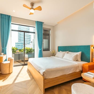 Rent a luxury, fully furnished apartment near the beach, Son Tra, Da Nang, Vietnam
