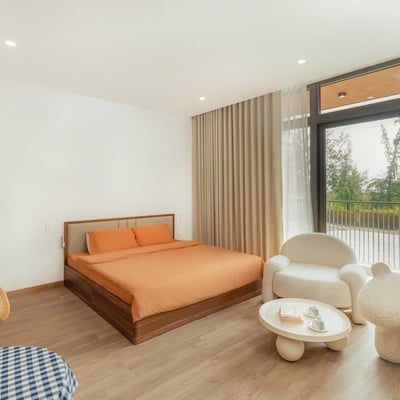 Rent of a brand new, bright studio with balcony, Da Nang, Vietnam
