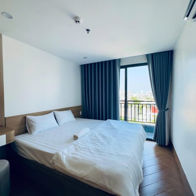 Moderne Wohnung mit großem Balkon zur Miete in Strandnähe, Da Nang, Vietnam