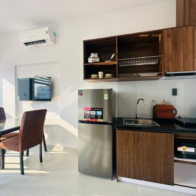 Location d'un studio moderne et chaleureux avec vue sur la ville, Son Tra, Da Nang, Vietnam