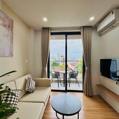 Rental of a spacious modern apartment, Ngu Hanh Son, Da Nang, Vietnam