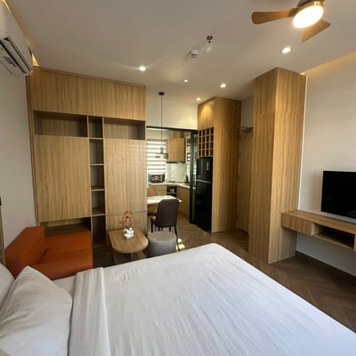 Alquiler de estudio nuevo y completamente amueblado con piscina, Son Tra, Da Nang, Vietnam