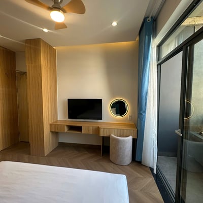 Аренда новой, полностью меблированной студии с бассейном, район Сон Тра, Дананг, Вьетнам