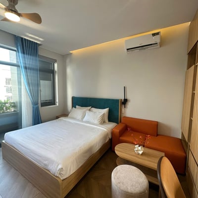 Аренда новой, полностью меблированной студии с бассейном, район Сон Тра, Дананг, Вьетнам