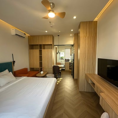 Alquiler de estudio nuevo y completamente amueblado con piscina, Son Tra, Da Nang, Vietnam