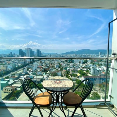 Appartement de luxe avec vue sur la rivière et la ville à louer à Hiyori Residence, Da Nang, Vietnam