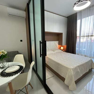 Modern Apartment Rental 38m² in NBG Panorama, Batumi, Georgia