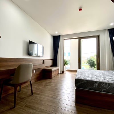 Alquiler de apartamento nuevo y completamente amueblado con balcón, Son Tra, Da Nang, Vietnam