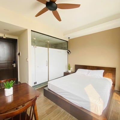 Location d'un studio cosy et entièrement meublé, Hai Chau, Da Nang, Vietnam