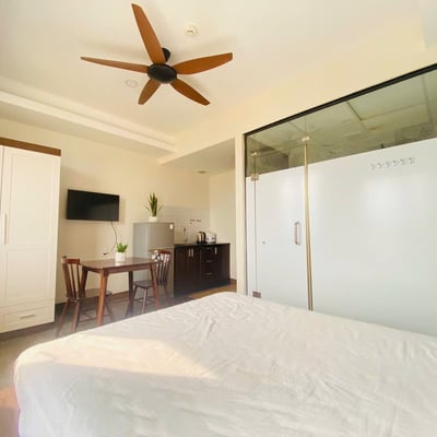 Location d'un studio cosy et entièrement meublé, Hai Chau, Da Nang, Vietnam