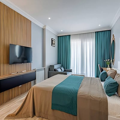 Alquiler de estudio moderno, acogedor, con vista al mar en el complejo Next White, Batumi, Georgia