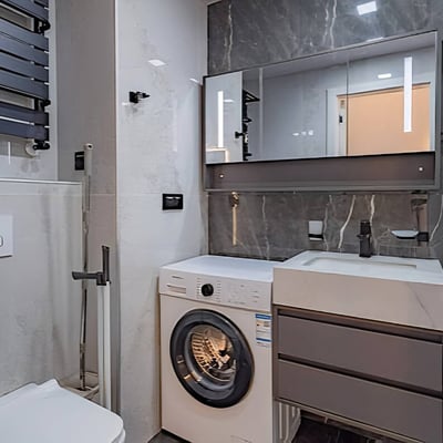 Alquiler de estudio moderno, acogedor, con vista al mar en el complejo Next White, Batumi, Georgia