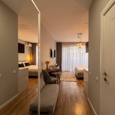 Gemütliches Studio zur Miete im Steps Residence Komplex in Meeresnähe, Batumi, Georgien