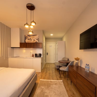 Gemütliches Studio zur Miete im Steps Residence Komplex in Meeresnähe, Batumi, Georgien