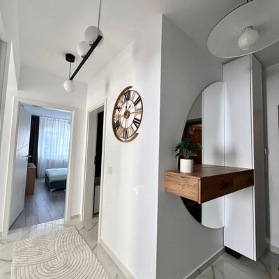 Rent of a recently built furnished 2-room apartment, Bucharest, Sector 6, Romania