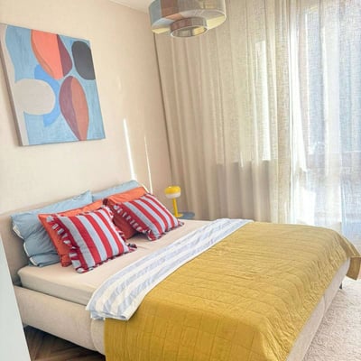 Rent of a new stylish 2-room apartment, 46 m², Wilanów, Warsaw, Poland