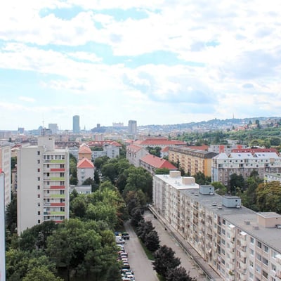 Rent of a comfortable 2-room apartment, Bratislava–Nové Mesto, Slovakia