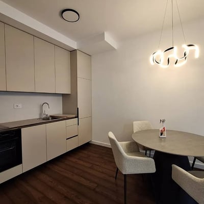 Rent of a new 2-room apartment, 50 m², opposite the riverfront, Zemun, Belgrade, Serbia