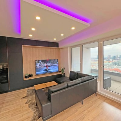 Rent of a luxurious 2-room apartment, 60 m², Old Town, Bratislava, Slovakia