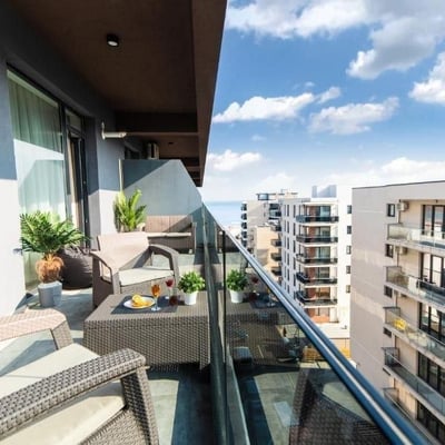 Alquiler de cómodos apartamentos de 2 habitaciones, 60 m², Mamaia, Constanța, Rumanía