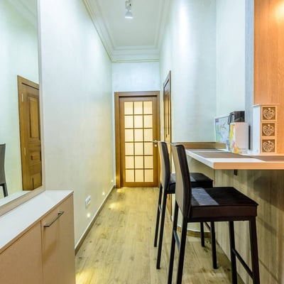 Rent of a furnished 2-room apartment, 30 m², Belgrade city center, Serbia