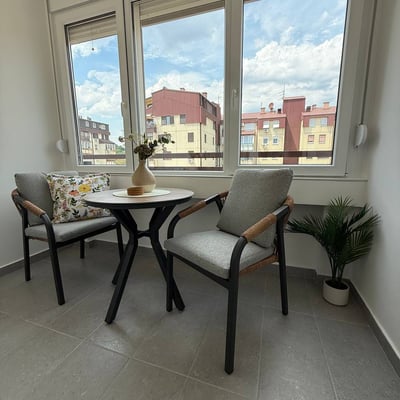 Miete einer komplett neuen 2-Zimmer-Wohnung, 50 m², Neu-Belgrad, Serbien