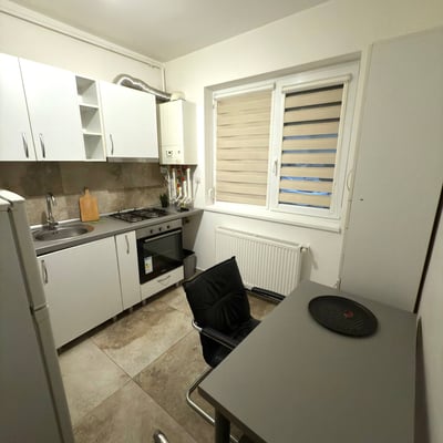 Rent of a cozy 1-room apartment with a separate kitchen, Bucharest, Chiajna, Romania