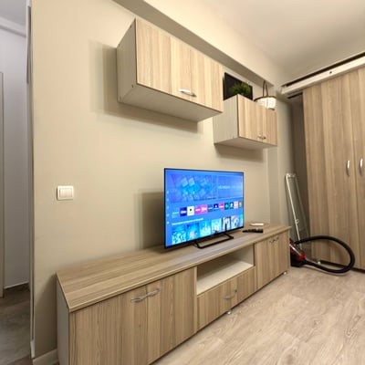 Rent of a cozy 1-room apartment with a separate kitchen, Bucharest, Chiajna, Romania