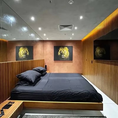 Alquiler de un elegante apartamento de 2 habitaciones con vistas al océano, 50 m², Barra da Tijuca, Río de Janeiro, Brasil