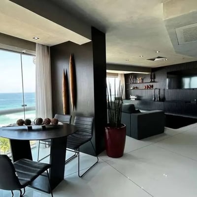 Alquiler de un elegante apartamento de 2 habitaciones con vistas al océano, 50 m², Barra da Tijuca, Río de Janeiro, Brasil