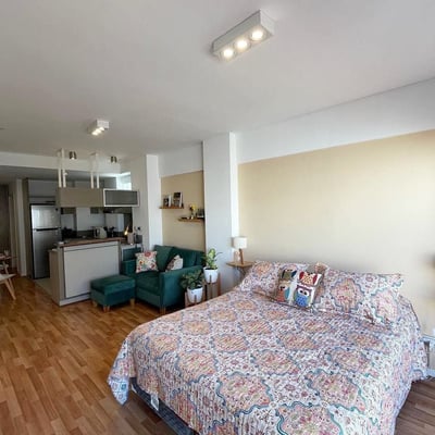 Miete eines hellen, möblierten Studios, Belgrano, Buenos Aires, Argentinien