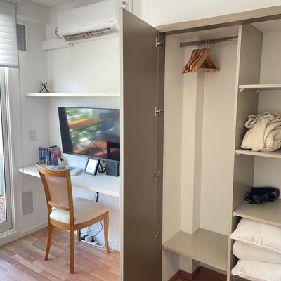 Miete eines hellen, möblierten Studios, Belgrano, Buenos Aires, Argentinien