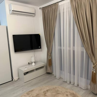 Rent of a furnished 1-room apartment with modern renovation, Sector 6, Bucharest, Romania