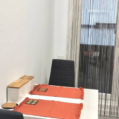 Rent of a new, furnished 1-room apartment with a separate kitchen and a balcony, Sector 6, Bucharest, Romania