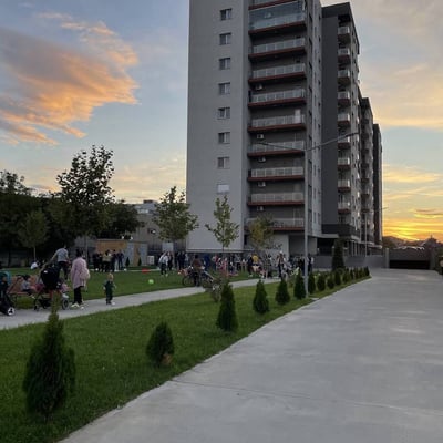 Rent of a furnished apartment with a balcony, 52 m², Sector 6, Bucharest, Romania