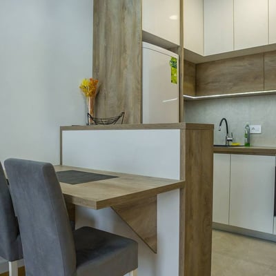 Alquiler de un apartamento de dos habitaciones de 40 m² con balcón, Belgrado, Serbia