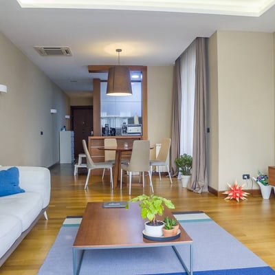 Alquiler de un apartamento acogedor de tres habitaciones de 74 m² en el centro de la ciudad, Belgrado, Serbia